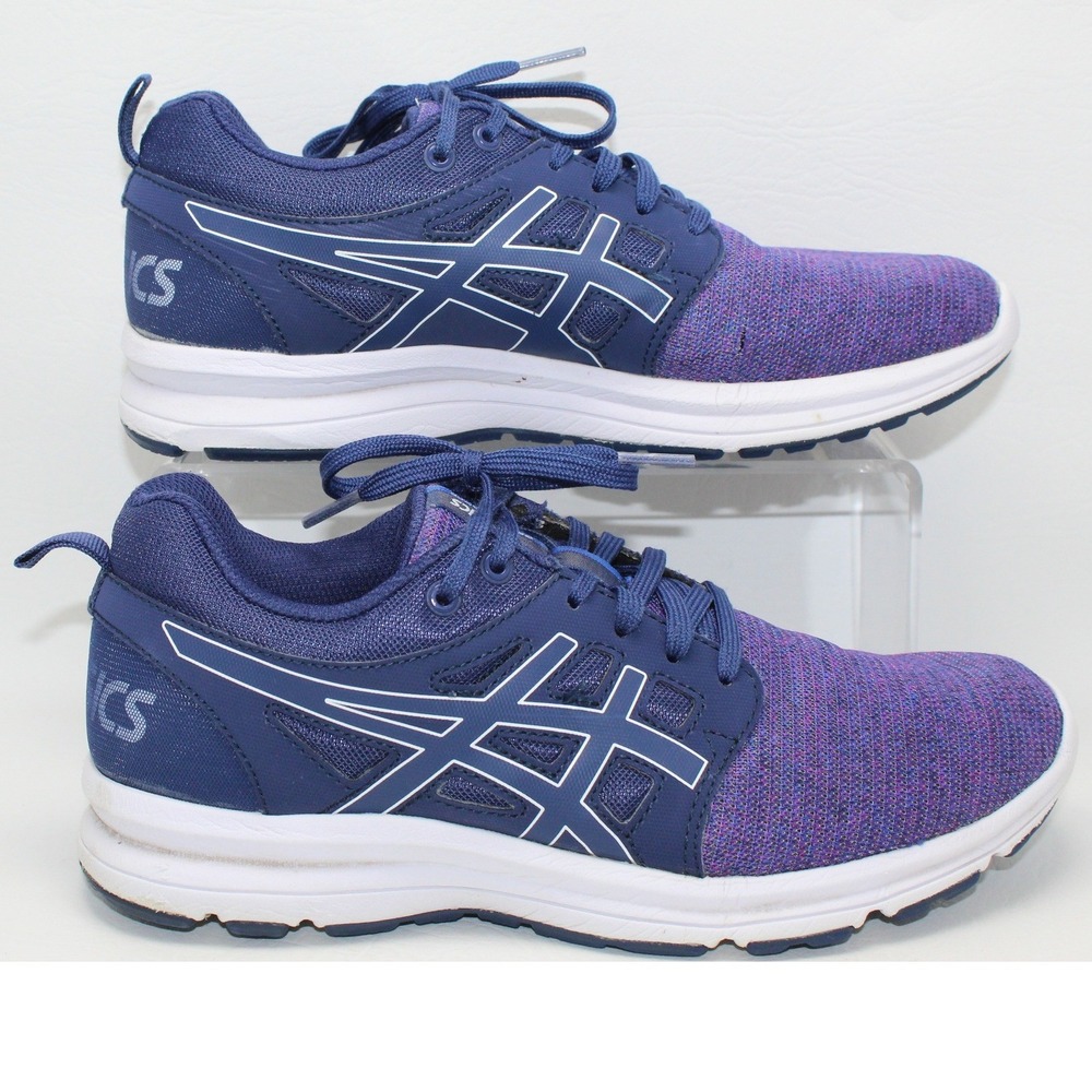 Asics Gel-Torrance Blue‎ Purple Knit Running Shoes Womens 7.5 1022A046